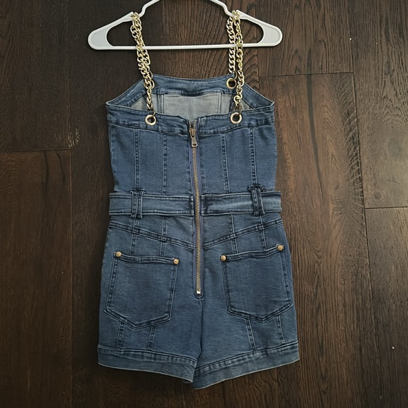 What Jordy Wore custom denim jumpsuit (shorts) - Picture 2 of 2